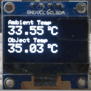 Arduino With MLX90614 and OLED Display